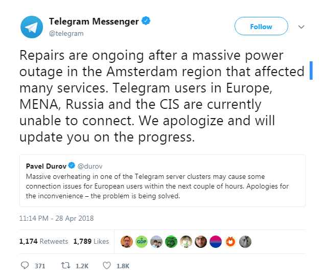 Penyebab Server Telegram Down Hari Ini