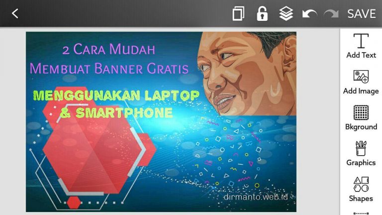 2 Cara Mudah Membuat Banner Blog Gratis » Dirmanto.web.id