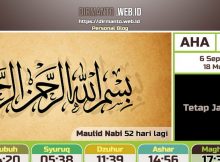 Mencoba Jasma Untuk Jadwal Sholat Digital