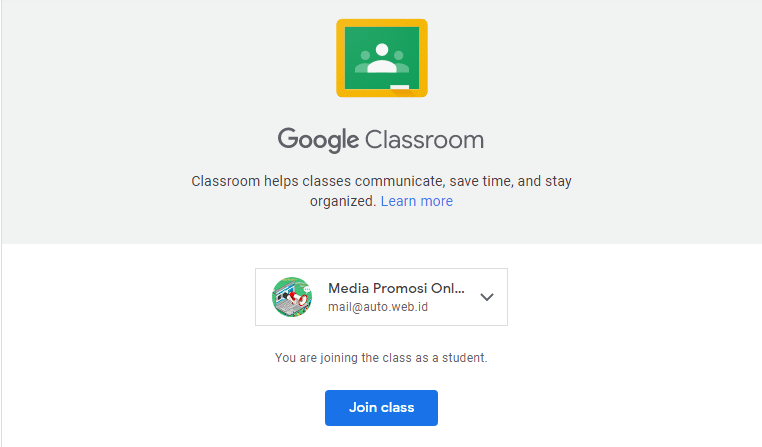 Kursus Online Gratis Menggunakan Google Classrom