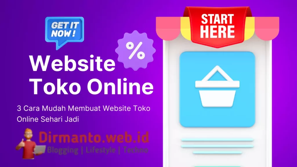 Cara Membuat Website Toko Online Sehari Jadi